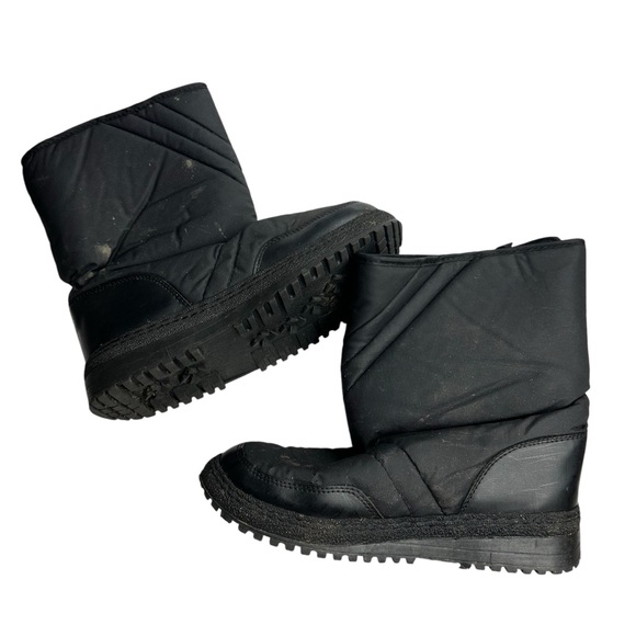 Rugged Exposure Black Snow Insulated Winter Boots Size 9 - Picture 3 of 9